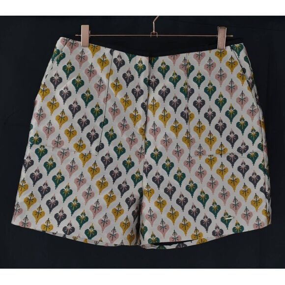 Ted Baker Light Pink Wide Leg Heart Print Shorts- 4(L) - Picture 3 of 5